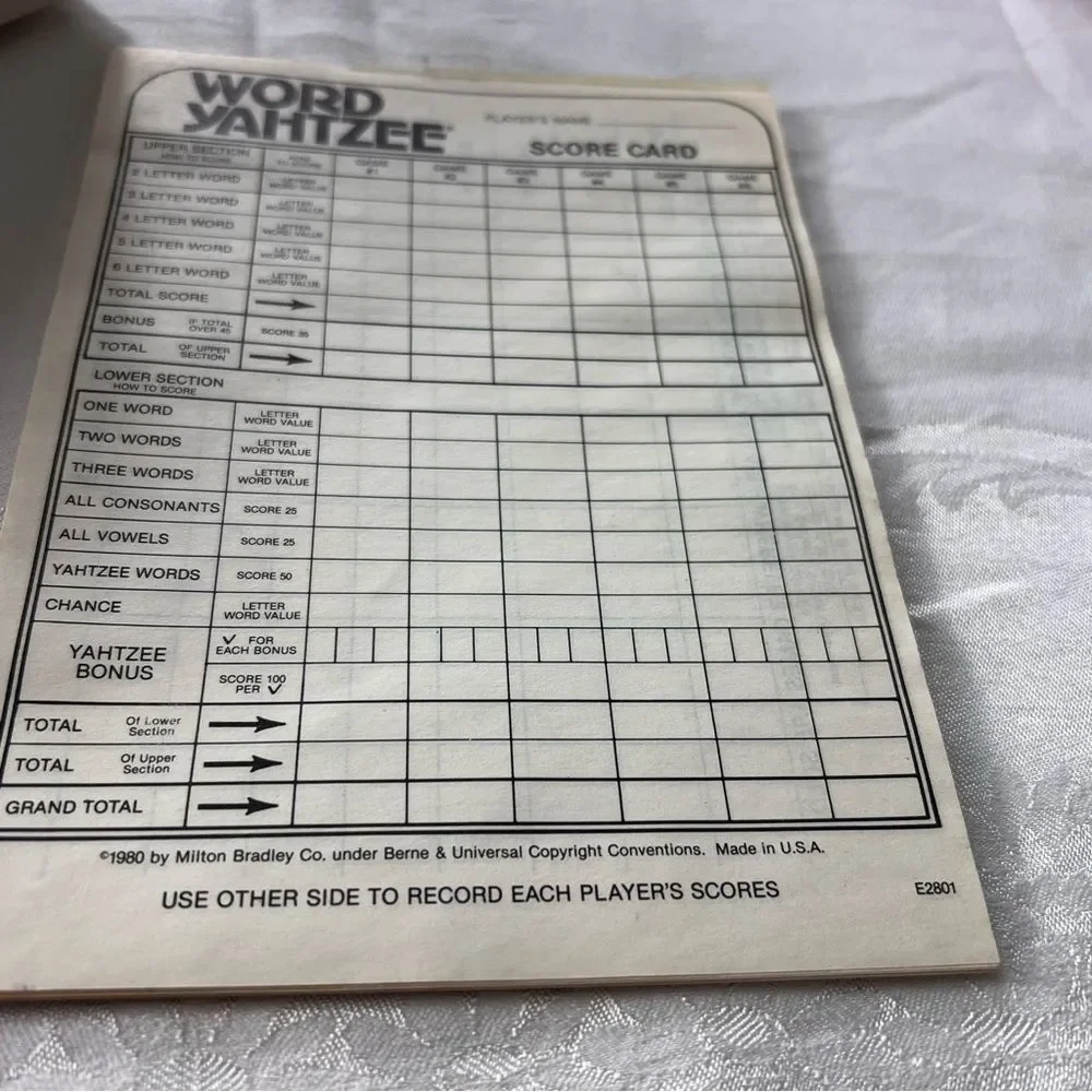 Milton Bradley *vintage 1980